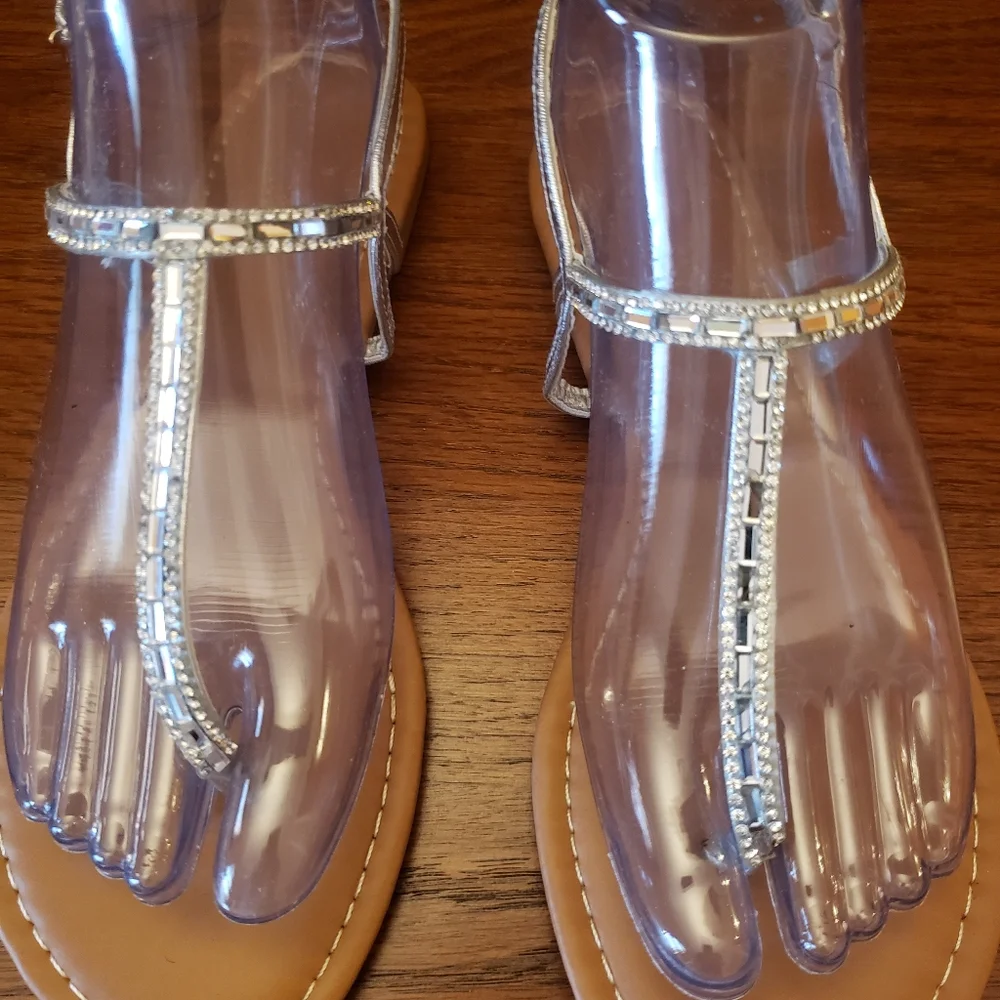 Jynx Rhinestone Sandals! NWOT! - Picture 2 of 9